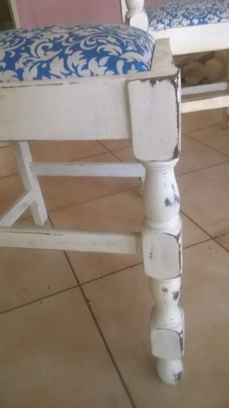 The NOT SO SHABBY CHAIR and matching STOOL